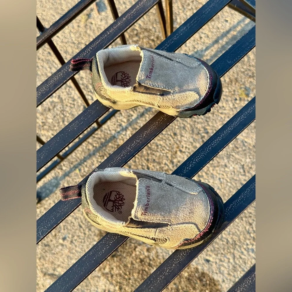 🎋Timberland Kids' Beige Slip on Moccasins